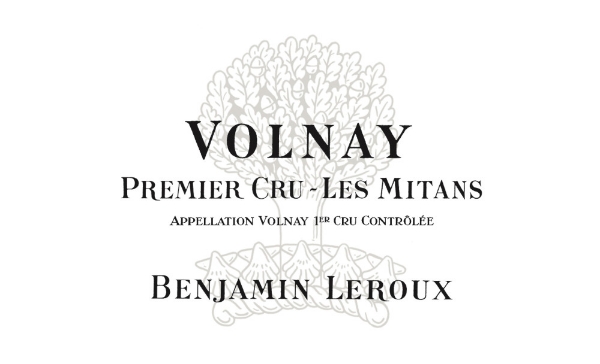Benjamin Leroux Volnay Mitans label