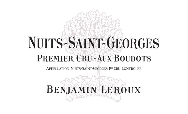 Benjamin Leroux Nuits Saint Georges Aux Boudots label