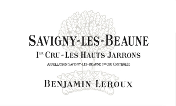 Benjamin Leroux Savigny les Beaune 1er Cru Les Hauts Jarrons label
