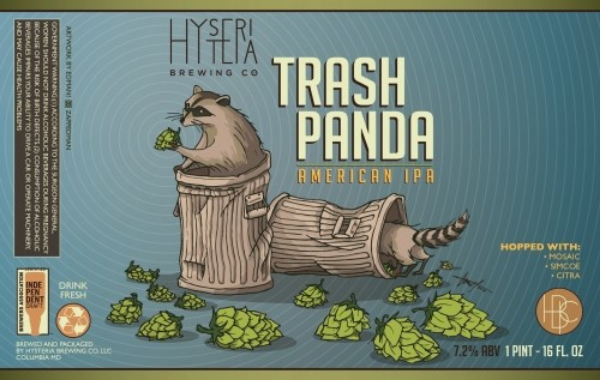Picture of Hysteria Brewing - Trash Panda IPA 6pk