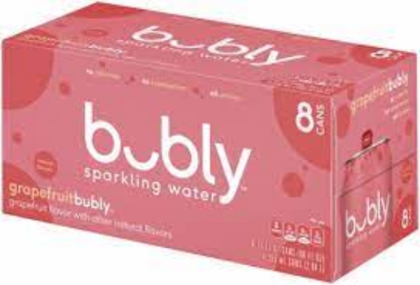 Picture of Bubly Grapefruit Sparkling Water 8pk
