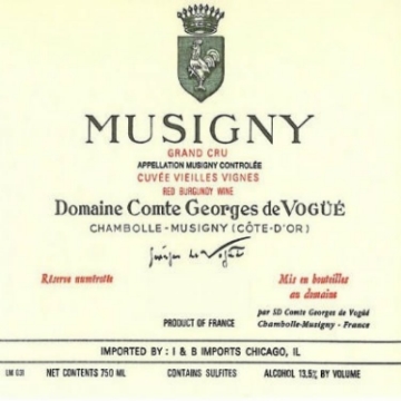 Picture of 2022 Comte de Vogue - Musigny V.V.  (PRE ARRIVAL)