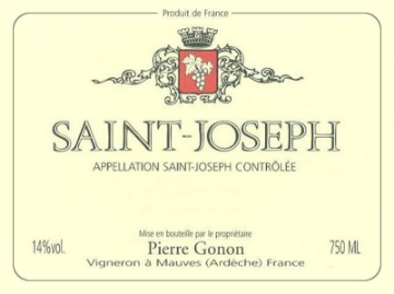 Pierre Gonon Saint-Joseph label