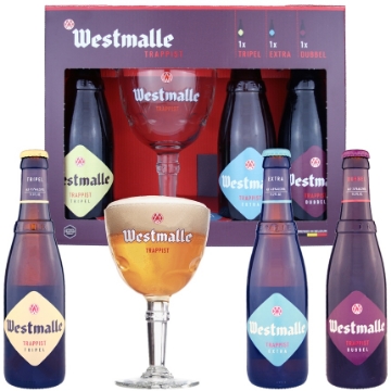 Westmalle Gift Set with Glass
