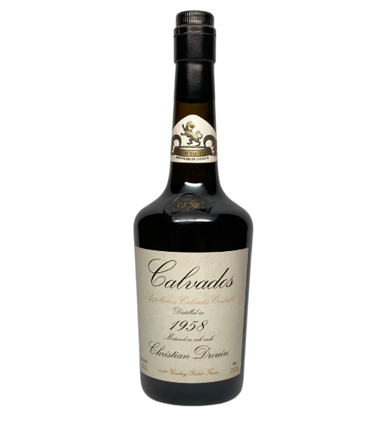 1958 Christian Drouin Vintage 1958 (47 yr b. 2005) Calvados Brandy 750ml