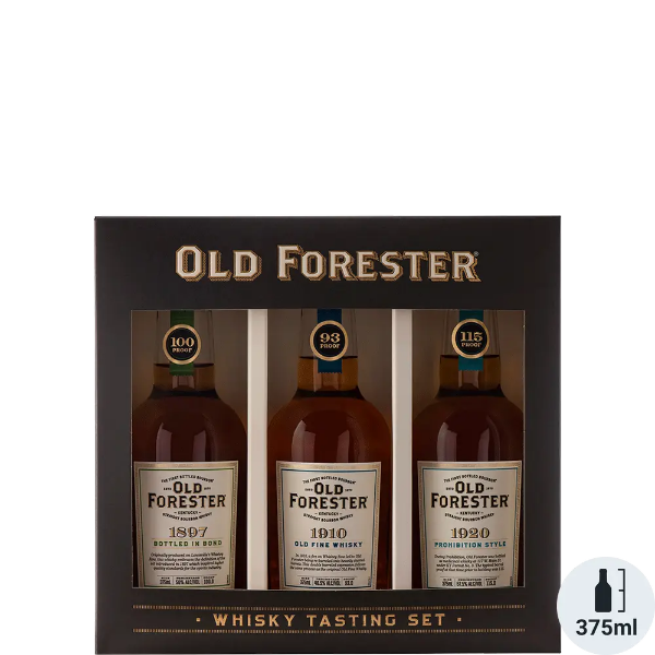 Picture of Old Forester 3 Pack Set 1897/1910/1920 Bourbon Whiskey 375ml