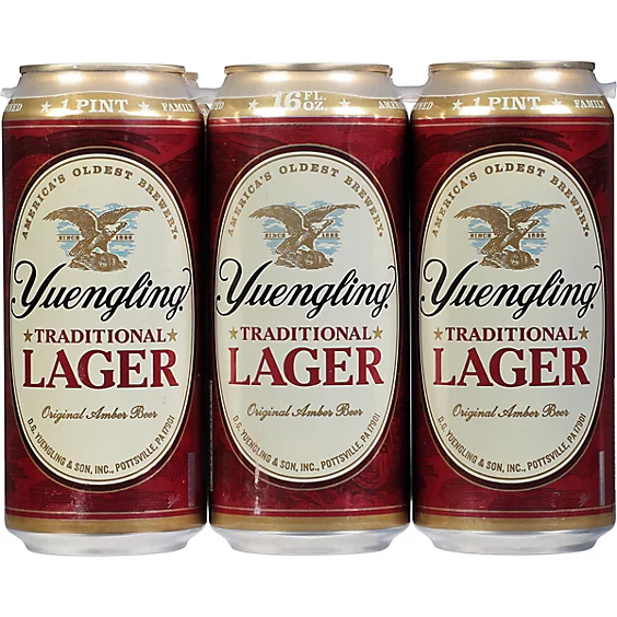 Yuengling - Lager 6pk 16oz Can. Macarthur Beverages