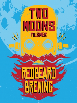 Picture of Redbeard Brewing - Two Moons Pilsner 4pk Clearance