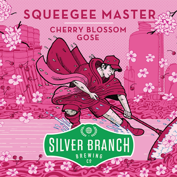 Picture of Silver Branch - Squeegee Master Cherry Blossom 6pk