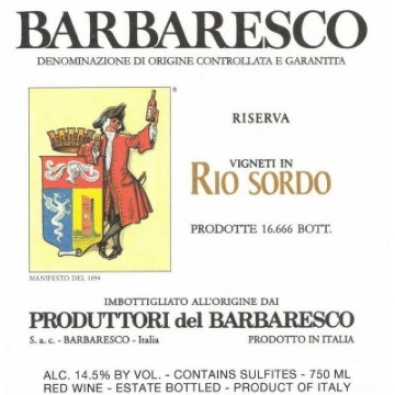 Picture of 2019 Produttori del Barbaresco - Barbaresco Riserva Rio Sordo