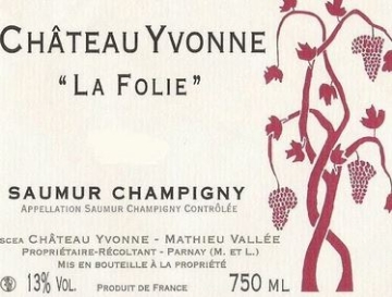 Picture of 2022 Chateau Yvonne - Saumur-Champigny La Folie
