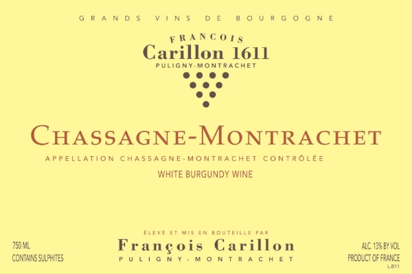 Francois Carillon Chassagne Montrachet label
