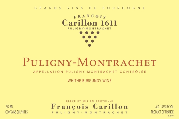 Francois Carillon Puligny Montrachet label