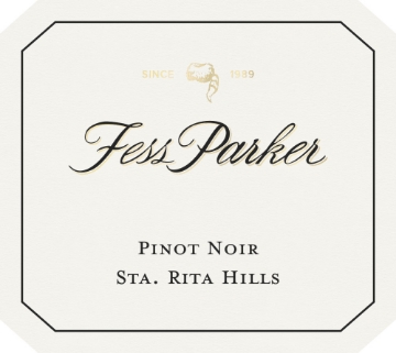 Fess Parker Santa Rita Hills Pinot Noir label