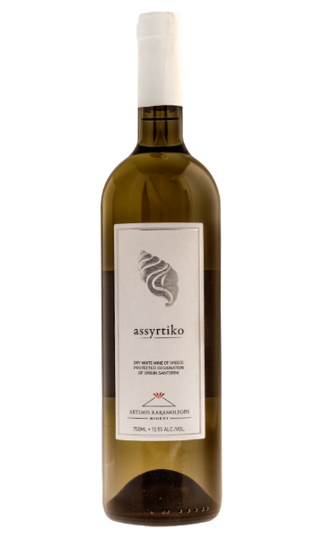Karamolegos Santorini Assyrtiko bottle
