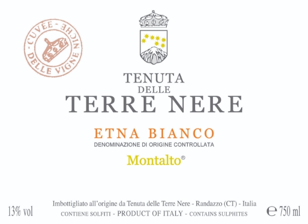 Picture of 2022 Terre Nere - Etna Bianco DOC Montalto Sottana Vigne Niche