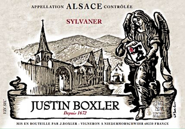 Justin Boxler Sylvaner label