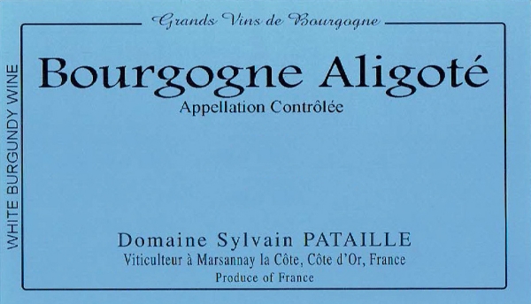 Sylvain Pataille Bourgogne Aligote label