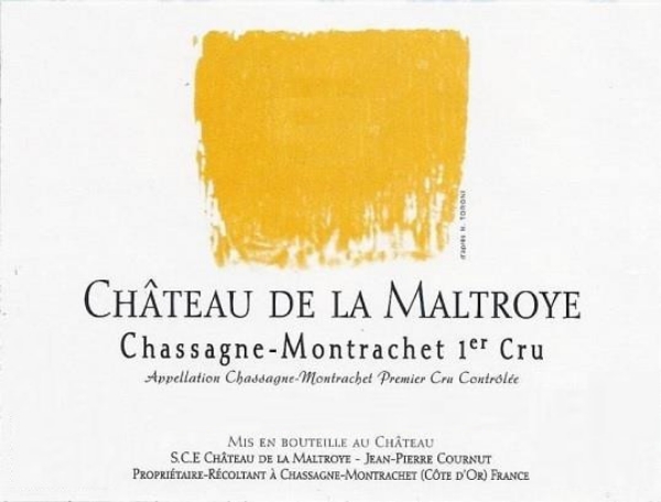 Chateau de la Maltroye Chassagne Montrachet 1er Cru label