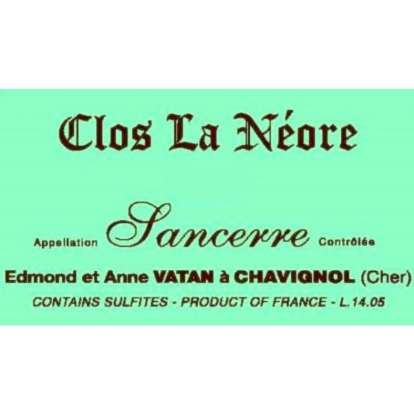 Picture of 2013 Vatan Sancerre Clos Neore