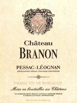 Chateau Branon label