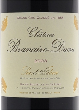 Chateau Branaire Ducru label