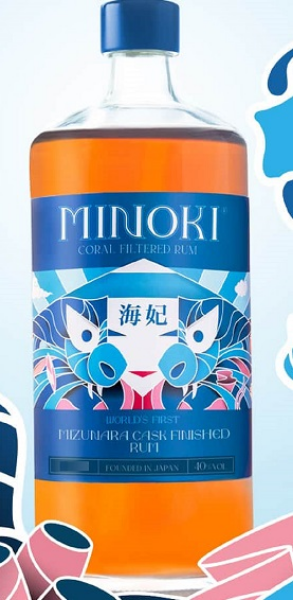 Picture of Minoki Coral Filtered Mizunara Cask Finished Rum 750ml