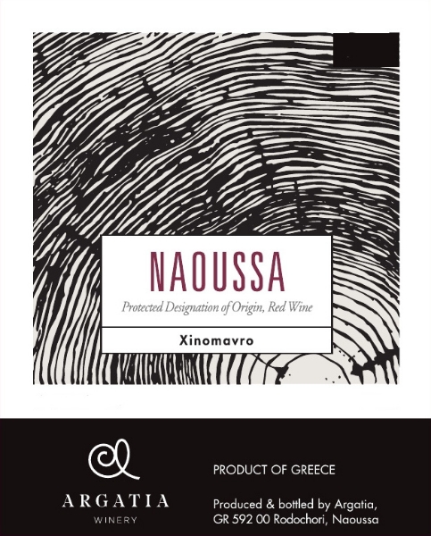 Argatia Naoussa label