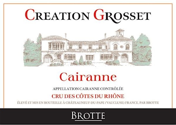 Picture of 2020 Brotte - Cairanne Creation Grosset