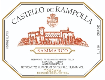 Castello dei Rampolla Sammarco label