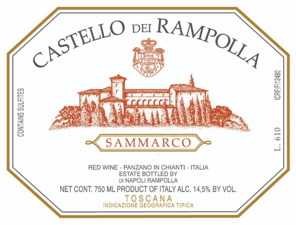 Castello dei Rampolla Sammarco label