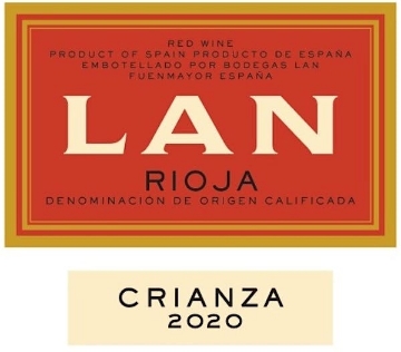 Picture of 2020 Bodegas Lan - Tempranillo Rioja Crianza