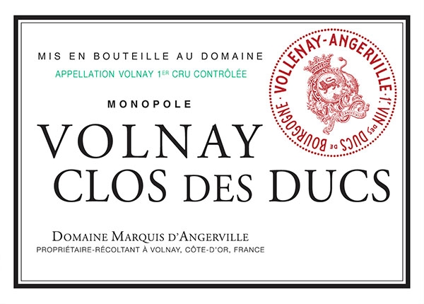 Picture of 2022 Marquis d'Angerville - Volnay Clos des Ducs (PRE ARRIVAL)