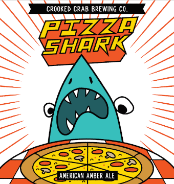 Picture of Crooked Crab Brewing - Pizza Shark Red Ale 4pk