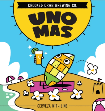 Crooked Crab Brewing - Uno Mas Mexican Lager 6pk