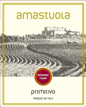 Amastuola Primitivo label