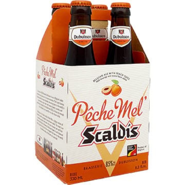 Brasserie Dubuisson Peche Mel Scaldi 4pk bottle