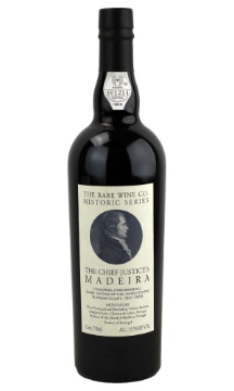 The Rare Wine Co. Chief Justice's Madeira bottle