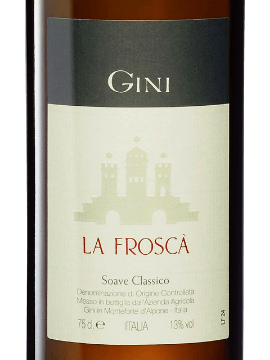 Picture of 2020 Gini - Soave DOC Classico La Frosca