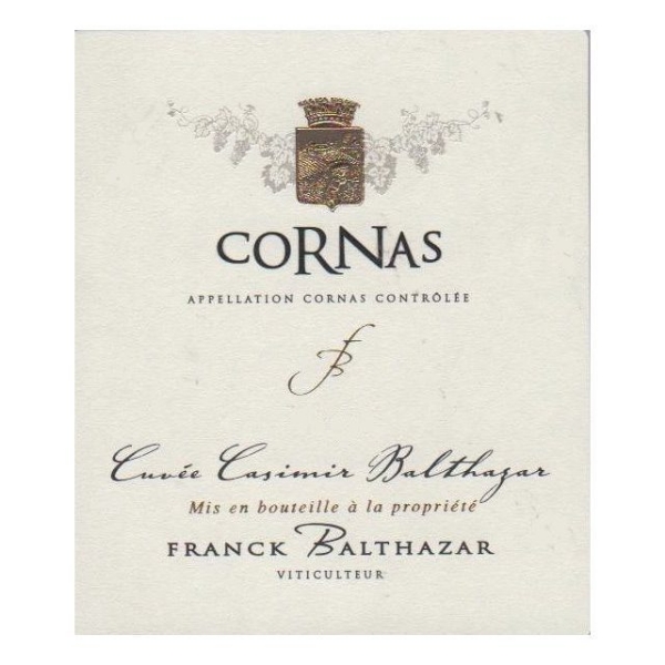 Picture of 2022 Balthazar, Franck - Cornas Cuvee Casmir (PRE ARRIVAL)