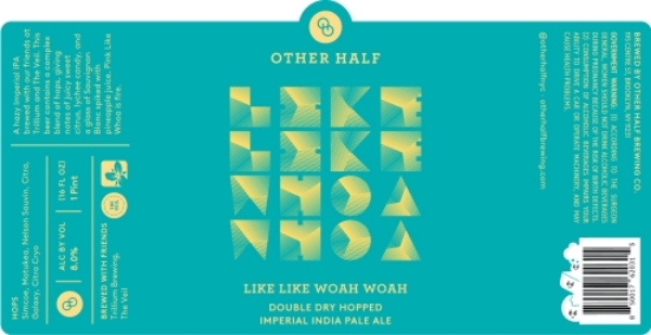 Picture of Other Half Brewing - Like Like Woah Woah DIPA 4pk