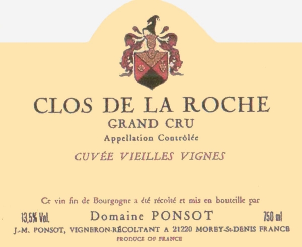 Picture of 2010 Ponsot - Clos de la Roche V.V.