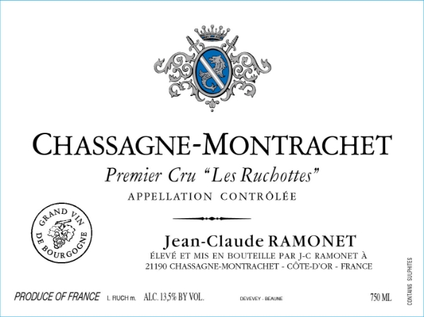 Picture of 2022 Jean-Claude Ramonet - Chassagne Montrachet Ruchottes (PRE ARRIVAL)