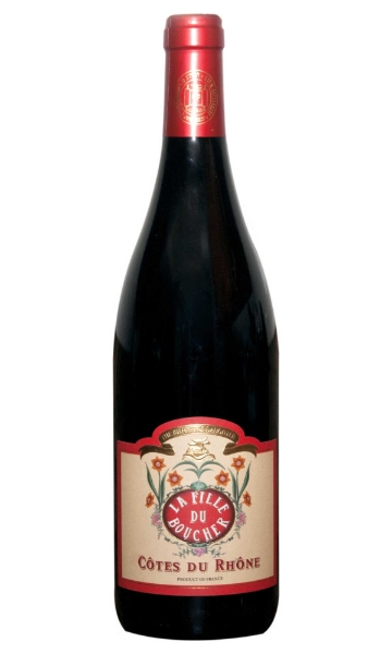 The Butcher's Daughter Cotes du Rhone bottle