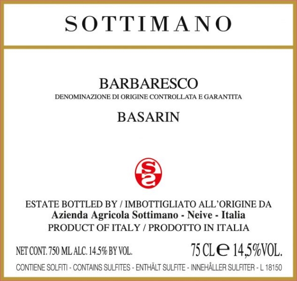 Picture of 2021 Sottimano - Barbaresco DOCG Basarin