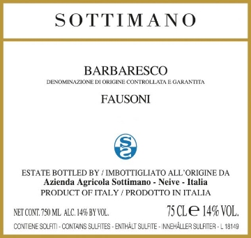 Picture of 2021 Sottimano - Barbaresco Fausoni