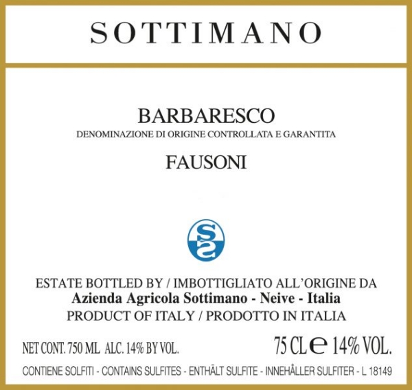 Picture of 2021 Sottimano - Barbaresco Fausoni