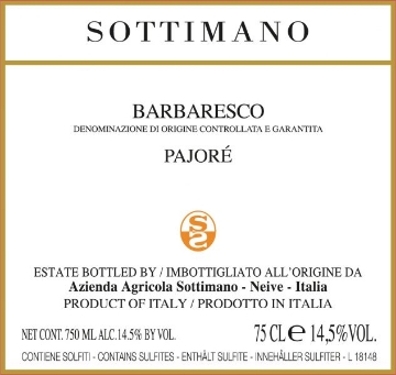 Picture of 2021 Sottimano - Barbaresco Pajore