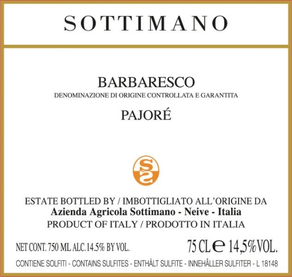 Picture of 2021 Sottimano - Barbaresco Pajore