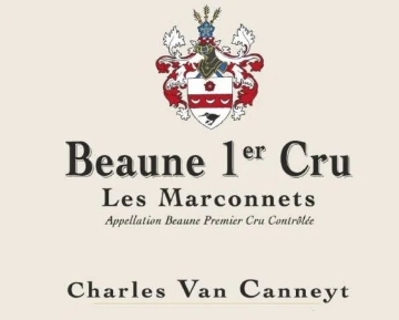 Charles Van Canneyt Beaune 1er Cru Les Marconnets label